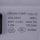 Помпа (насос) для стиральной машины YPW1004 Drain Pump 40 Вт P25-1E (контакты раздельные сзади; на 8 защелок) - изображение 6