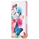 Чохол-книжка Deexe Color Wallet для Motorola Moto G54 / G54 Power - Two Butterflies - зображення 2