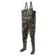 Рыболовный полукомбинезон Вейдерсы (заброды) (PVC, р-р 42, камуфляж Woodland) (TY-145_Камуфляж Woodland_42) - изображение 6