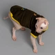 Теплая кофта для кота или кошки с рукавом Style Pets «CLASSIC» Khaki M+ - изображение 2