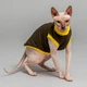 Теплая кофта (майка) без рукава для кота или кошки Style Pets «CLASSIC» khaki XL - изображение 2