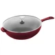 Сковорідка Staub Cast Iron 25 см із кришкою бордова - зображення 1