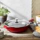 Сковорідка Staub Cast Iron 25 см із кришкою червона - зображення 5