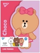 Папка-органайзер YES A4 з фігурним клапаном на липучці Line Friends Choco (492110) (5056574403582) - зображення 2