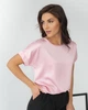 Біла шовкова футболка FashionYouWant XXL пудра 43450077 - зображення 1