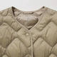 Пуховик зимний женский Uniqlo 248010725 S Хаки (1159773936) - изображение 3