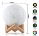 Настольный светильник Луна Moon Night Light 15 см с пультом 16 цветов / детский ночник - изображение 3