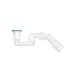 Сифон для душового піддону ANIplast 1 1/2" х40 мм з гнучкою трубою 40х40/50 Е016EU - зображення 3