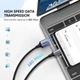 Дата кабель USB 2.0 AM to USB-C 2.0m US288 Aluminum Braid Black Ugreen (60128) (261478) - изображение 3