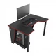Геймерский игровой стол ZEUS™ GAMER-1 черный/красная кромка - изображение 1