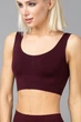 Топ безшовний на широких бретелях Giulia Tank top MARSALA S/M Бордовий - зображення 1