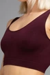 Топ безшовний на широких бретелях Giulia Tank top MARSALA S/M Бордовий - зображення 2