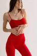 Легінси безшовні Giulia Leggings model 2 Aurora Red S/M Червоні - зображення 3
