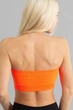 Tоп-бандо без бретелей бесшовный Giulia Bandeau Orange Neon XS/S Оранжевый - изображение 3