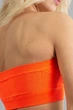 Tоп-бандо без бретелей бесшовный Giulia Bandeau Orange Neon XS/S Оранжевый - изображение 5