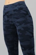 Безшовні штани камуфляж GIULIA Leggings Military Navy L/XL Сині - зображення 3