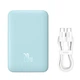 Внешний акуммулятор Baseus Magnetic Mini Wireless Fast Charge Power Bank 10000mAh 20W Blue - изображение 3
