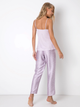 Піжама (майка + штани) Aruelle Livia pajama long L Лавандова (5904541438313) - зображення 2