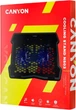 Подставка для ноутбука Canyon NS03 2Fan 2USB LED Black (CNE-HNS03) - изображение 4