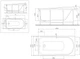 Каркас для ванни 150х70 см AM.PM W80A-150-070W-R Like - изображение 3