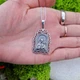 Серебряная ладанка "Божья Матерь" 925° пробы с чернением (11490) - изображение 3