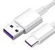 Кабель Data Cable Super Charge 40W / 5A 1m USB на Type-C / USB-C для Huawei (white) - изображение 4