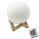 Нічник настільний LED RGB 3D Moon 15 см з пультом та акумулятором - зображення 1
