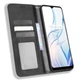 Чехол-книжка Deexe Retro Style для Realme C30 / C30s - Black - изображение 2