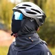 Балаклава флисовая зимняя West Biking, подшлемник эластичный 26x41см, серая - изображение 2