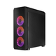 Корпус Chieftec SCORPION 4 GL-04B-OP 4x120mm A-RGB ATX без БЖ Black - зображення 2