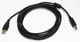 Кабель синхронізації Cablexpert USB 2.0 AM/BM 1.8m (CCF-USB2-AMBM-6) Black - зображення 1