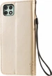 Чехол книжка Samsung Galaxy A22 5G A226 Кот и Дерево Gold (30479-2A) - изображение 2