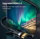 Кабель BASEUS Cafule Black с HDMI на HDMI 4k 3 м - изображение 5
