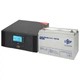 Комплект резервного живлення logicPower ДБЖ + мультигелева батарея LPM-PSW-1500VA + AGM LPM-MG 12V - 100 Ah - зображення 1