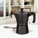 Кофеварка гейзерная алюминиевая Maestro 150 мл на 3 чашки (MR-1666-3 BLACK) - изображение 2