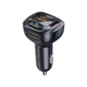 Bluetooth FM-трансмітер Promate SmarTune-4 USB QC3.0/USB OTG/microSD Black (smartune-4.black) - зображення 1