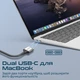 Док-станція Promate VersaHub-MST 13 в 1 для MacBook Сіра (versahub-mst.grey) - зображення 4