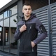 Двоколірна куртка з капюшоном Pobedov M Чорна К-964 - зображення 3