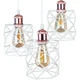 Люстра подвесная Light House LS-17192F-3 WH+RG (300) Белый + медь - изображение 2