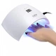 Настольная УФ лампа для маникюра и педикюра SUN 9S 24W LED лампа для сушки гель лака ногтей - изображение 2