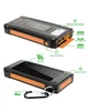 УМБ із сонячною панеллю VHG DN36 30000 mAh Wireless Solar Power Charger Orange - зображення 2