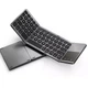 Беспроводная клавиатура с тачпадом складная VHG B033 Foldable Bluetooth Keyboard Black - изображение 1