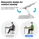 Подставка для ноутбука VHG A53 складная с вентилятором Folding Laptop Stand Silver - изображение 3