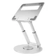 Подставка для ноутбука VHG A06 складная поворотная 360°C Rotatable Laptop Stand Silver - изображение 1