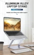 Подставка для ноутбука VHG P103 складная Folding Laptop Stand Silver - изображение 9