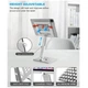 Подставка для планшета VHG А72 телескопическая поворотная 360°C Rotating Teleskopic Tablet Stand Silver - изображение 4