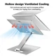 Подставка для ноутбука VHG А68 складная Folding Laptop Stand Silver - изображение 5