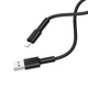 Кабель BOROFONE BX31 USB to iP 2.4A, 1m, silicone, TPE connectors, Black (6931474710352) - изображение 1