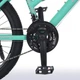 Велосипед "AIRY" PROF1 G24AIRY A24.4 24 д. Алюм.рама 15", SHIMANO 21SP, алюм.DB, CS TZ500, мятный - изображение 8