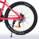 Велосипед "BELLE" PROF1 G26BELLE A26.1 26 д. Алюм.рама 17 ", SHIMANO 21SP, алюм.DB, FW TZ500, малиново-білий - зображення 6